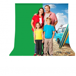 Chromakey-green Screen- Greenbox Yeşil Fon Perde(3x3 M)