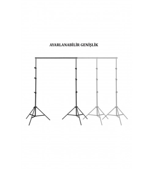 2,5x3 Metre Taşınabilir Fon Standı