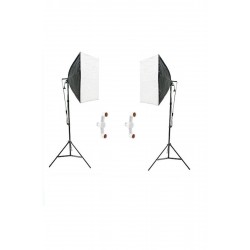 2 Duylu Softbox + 2 M Işık Ayağı Lambasız (2 Adet) 2 Duylu Softbox + 2 M Işık Ayağı Lambasız (2 Adet)