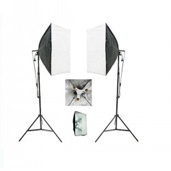 3 Duylu Softbox + 2 M Işık Ayağı Lambasız (2 Adet)