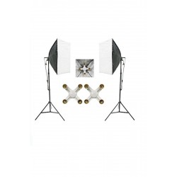 4 Duylu Softbox + 200 Cm Işık Ayağı Lambasız (2 Adet) 4 Duylu Softbox + 200 Cm Işık Ayağı Lambasız (2 Adet)