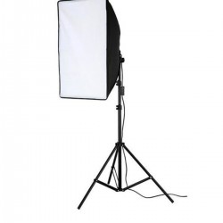 4 Duylu Softbox ,2m Işık Ayağı , 4x20 Wat Led Lamba (7200 Lümen), sabit ışık,sürekli ışık