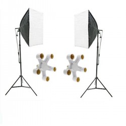 5 Duylu Softbox (2 Adet) + 2 M Işık Ayağı Lambasız