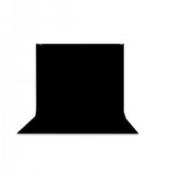 Black Screen-siyah Fon Perde (1.5x3m)- % 100 Pamuk