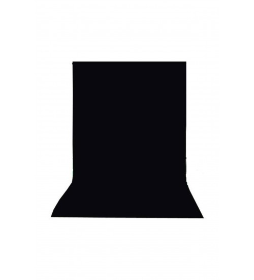 Black Screen-siyah Fon Perde (1.5x3m)- % 100 Pamuk