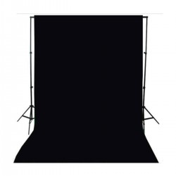 Black Screen-siyah Fon Perde (1.5x3m) +fon Standı