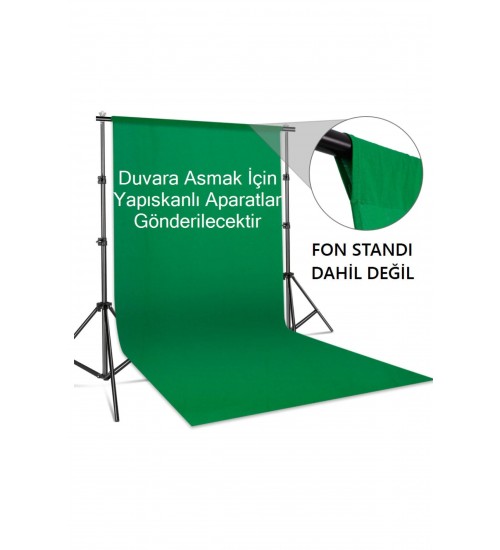 Chromakey Green Screen Greenbox Yeşil Fon 300x400 Cm Fotoğraf Stüdyosu Youtube Tiktok Için Arkaplan