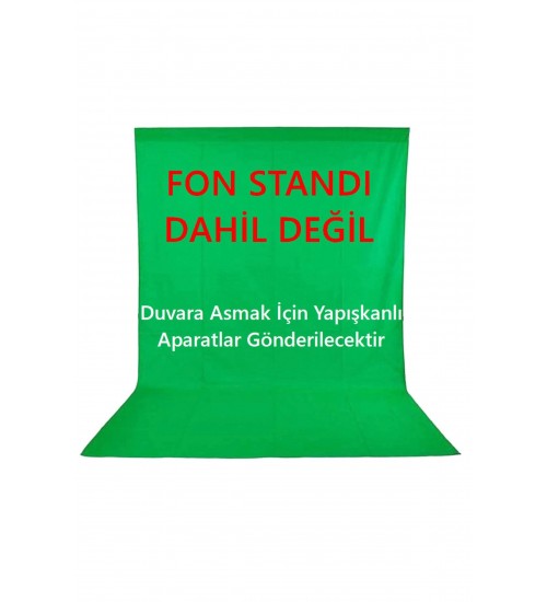 Chromakey Green Screen Greenbox Yeşil Fon 300x400 Cm Fotoğraf Stüdyosu Youtube Tiktok Için Arkaplan