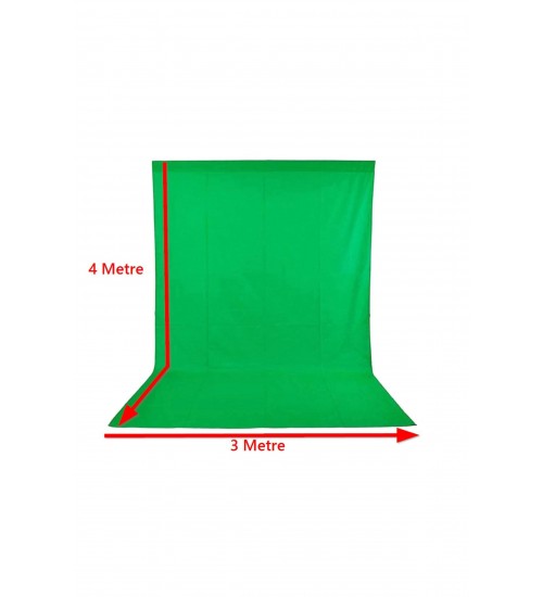 Chromakey Green Screen Greenbox Yeşil Fon 300x400 Cm Fotoğraf Stüdyosu Youtube Tiktok Için Arkaplan