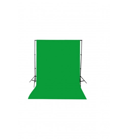 Chromakey-green Screen Greenbox Yeşil Fon Perde 1.5x2 M + Fon Standı