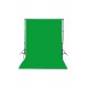 Chromakey-green Screen- Greenbox Yeşil Fon Perde(3x6 M) + Fon Standı 3x6yesılf