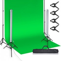 Chromakey Green Screen Greenbox Yeşil Fon Perde Çekim Seti