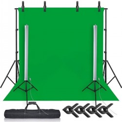 Chromakey Green Screen Greenbox Yeşil Fon Perde Çekim Seti