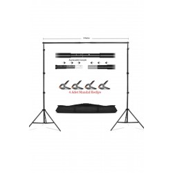 Fon Standı 2,5x3 Metre Taşınabilir +4 Mandal