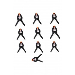 Fon Tutucu Mandal Perde Tutucu Mandal Clamp Kıskaç (10 Adet) Fon Tutucu Mandal Perde Tutucu Mandal Clamp Kıskaç (10 Adet)