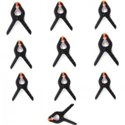 Fon Tutucu Mandal Perde Tutucu Mandal Clamp Kıskaç (10 Adet)