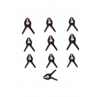 Fon Tutucu Mandal Perde Tutucu Mandal Clamp Kıskaç (10 adet)
