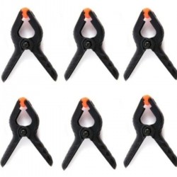 Ggt Fon Tutucu Mandal Perde Tutucu Mandal Clamp Kıskaç (6 Adet)