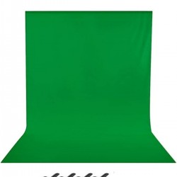 Green Screen Yeşil Fon Perde Chromakey Greenbox (2x4m)+4 Adet Mandal