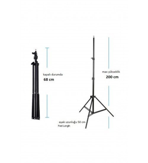 Işık Ayağı Light Stand 200 cm (2 Metre)