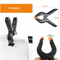 Mandal-clamp - Fon Perde Tutucu ( 4 Adet )