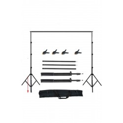 Taşınabilir 2,8x3 Metre Fon Standı