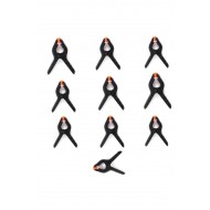 Fon Tutucu Mandal Perde Tutucu Mandal Clamp Kıskaç (10 adet)