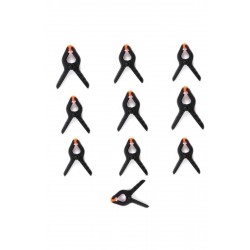 Fon Tutucu Mandal Perde Tutucu Mandal Clamp Kıskaç (10 adet)