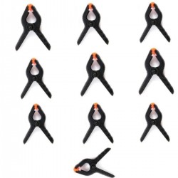 Fon Tutucu Mandal Perde Tutucu Mandal Clamp Kıskaç (10 adet)