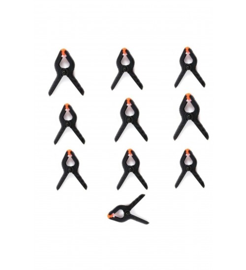 Fon Tutucu Mandal Perde Tutucu Mandal Clamp Kıskaç (10 adet)