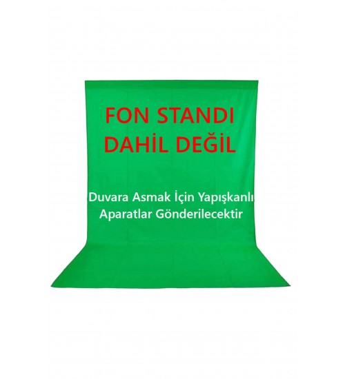 Chromakey Green Screen Greenbox Yeşil Fon 300x400 Cm Fotoğraf Stüdyosu Youtube Tiktok Için Arkaplan