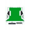 Chromakey Green Screen Greenbox Yeşil Fon Perde Çekim Seti (2x3m)