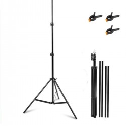 200*200cm T Stand Bar Fon Perde PVC Background Backdrop Çekim Standı T-Shape 2x2m