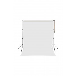 Beyaz Fon Perde  150x250 cm AYAKLI MAKARA ZİNCİRLİ ürün çekimi,vesikalık,white screen