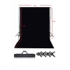Black Screen Siyah Fon Perde 2x3m  Fon Standı 2x3m Stand