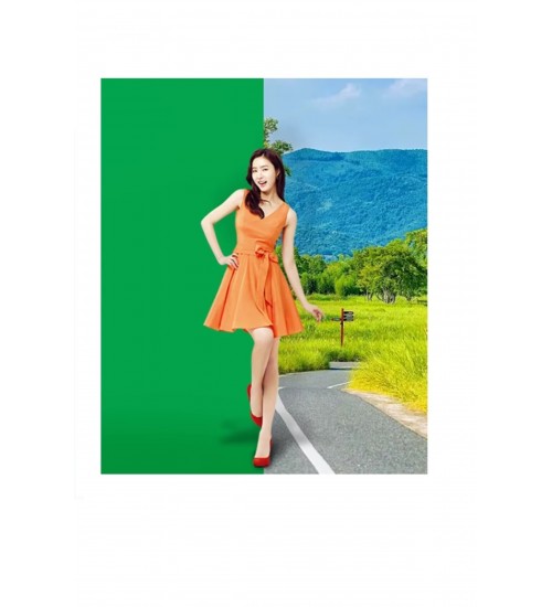 2x3m chromakey, green screen ,greenbox yeşil fon Kiti T Braket Standı + 5 adet Klipsler