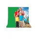 150x100 cm chromakey green screen greenbox yeşil fon Perde ,oyun,Fotoğraf , Stream 4 mandallı