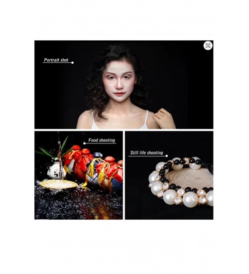 150x200 cm black screen siyah fon perde ve taşınabilir 2 ayaklı fon standı + 4 ADET FON MANDALI