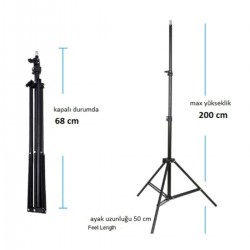 Işık Ayağı Light Stand 200 cm (2 Metre)