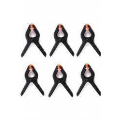 Ggt Fon Tutucu Mandal Perde Tutucu Mandal Clamp Kıskaç 10 TAKIM YANİ 60 ADET 