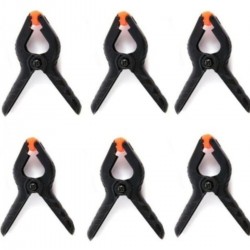 Ggt Fon Tutucu Mandal Perde Tutucu Mandal Clamp Kıskaç (6 Adet)