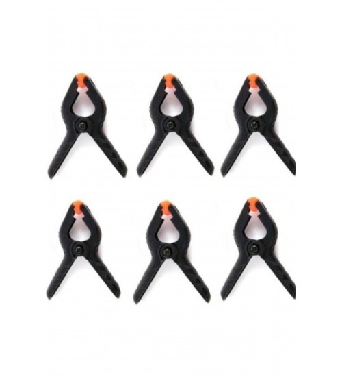 Ggt Fon Tutucu Mandal Perde Tutucu Mandal Clamp Kıskaç (6 Adet)