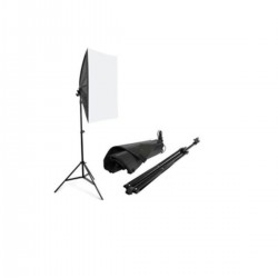 Softbox Sabit Işık Seti 50x70 cm 50 Wat 500 Wat Çıkış Gücü