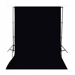 Black Screen-siyah Fon Perde (3x6m) +fon Standı