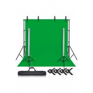 Chromakey Green Screen Greenbox Yeşil Fon Perde Çekim Seti