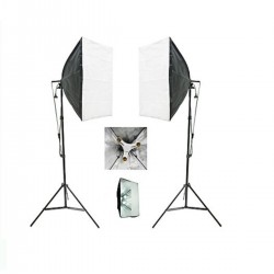 3 Duylu Softbox + 2 M Işık Ayağı Lambasız (2 Adet)