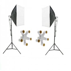 5 Duylu Softbox (2 Adet) + 2 M Işık Ayağı Lambasız