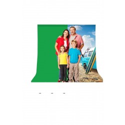Chromakey-green Screen Greenbox Yeşil Fon Perde1.5x3 M + Fon Standı