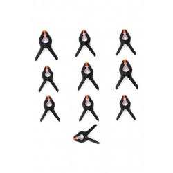 Fon Tutucu Mandal Perde Tutucu Mandal Clamp Kıskaç (20 Adet)