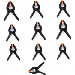 Fon Tutucu Mandal Perde Tutucu Mandal Clamp Kıskaç (20 Adet)